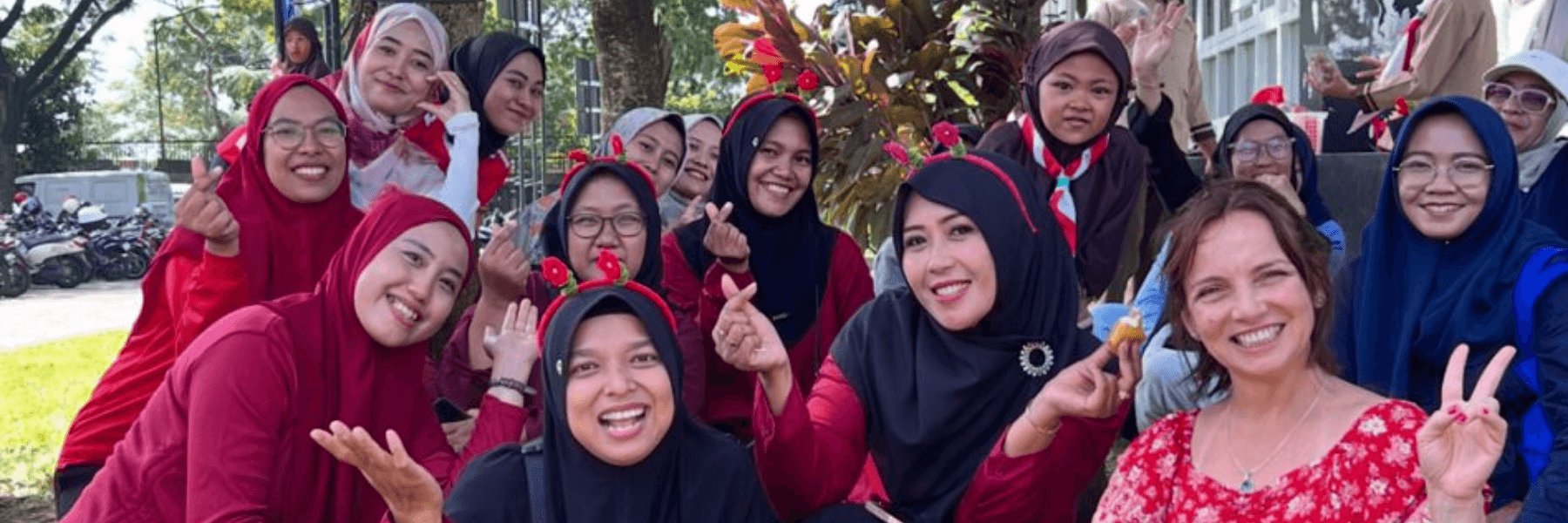 Márcia Rehem em Java, Indonésia — reflexões sobre vida com propósito