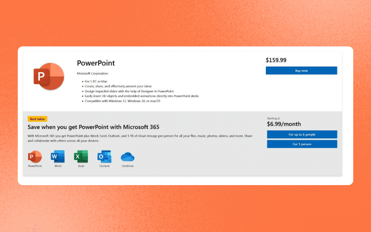 PowerPoint Pricing