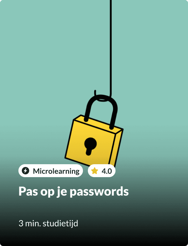 Learning: Pas op je passwords