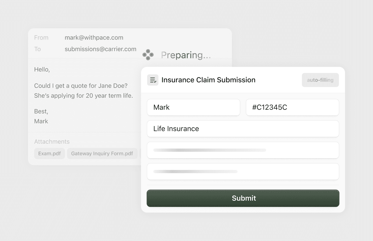 Policy servicing use cases