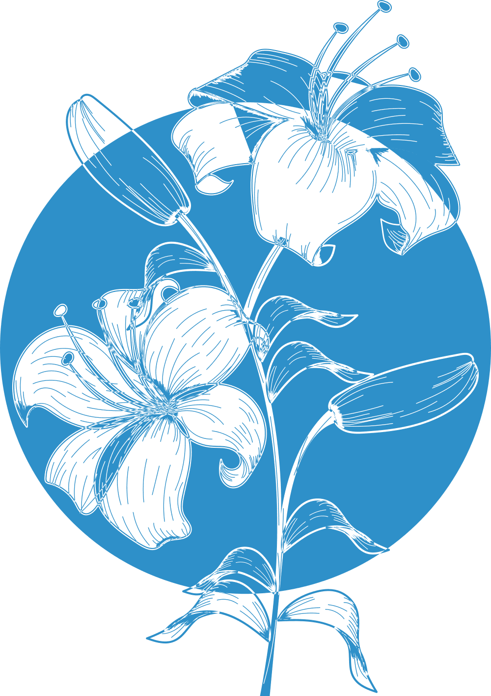 wildflower salon studio something blue version for weddings