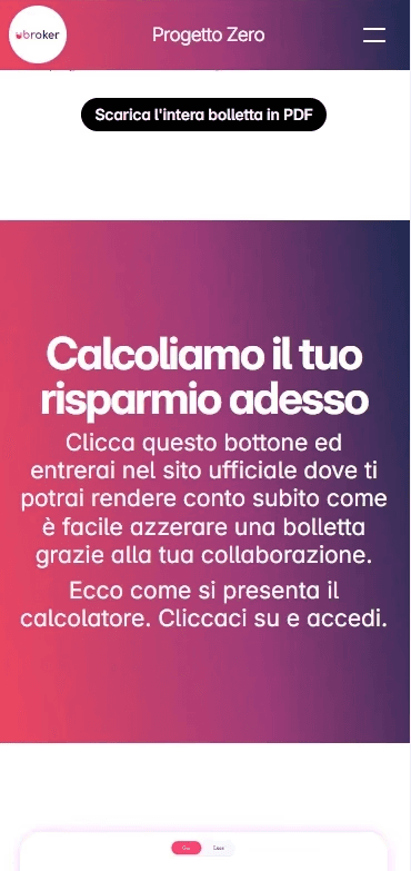 pagina di vendita per agente di commercio senza sede