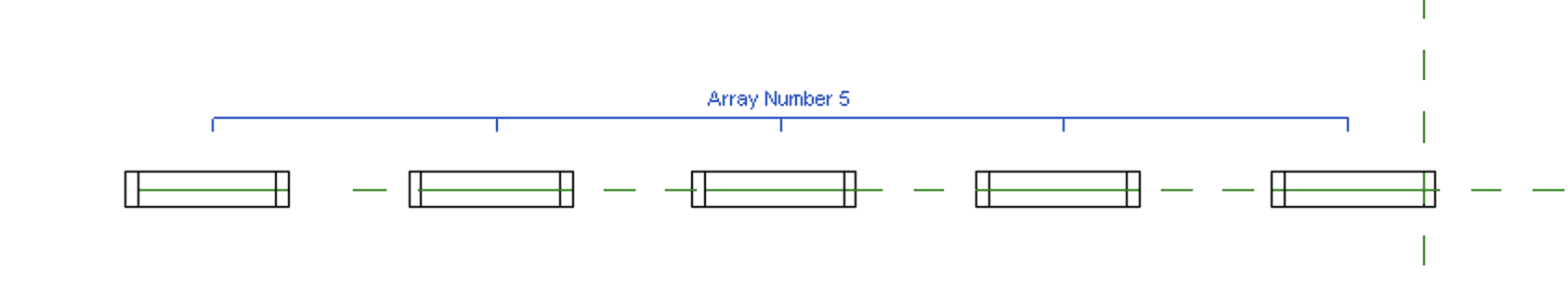 After adding a parameter to control the array count, the geometry has flipped and the array collectively moved.
