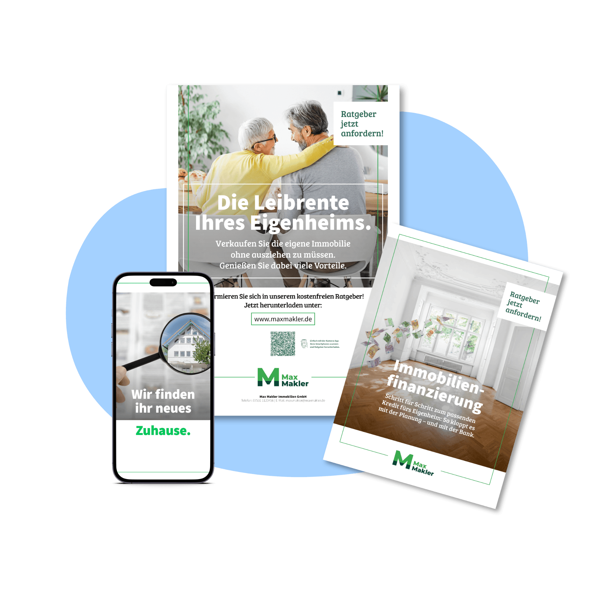 Werbemittel für Makler