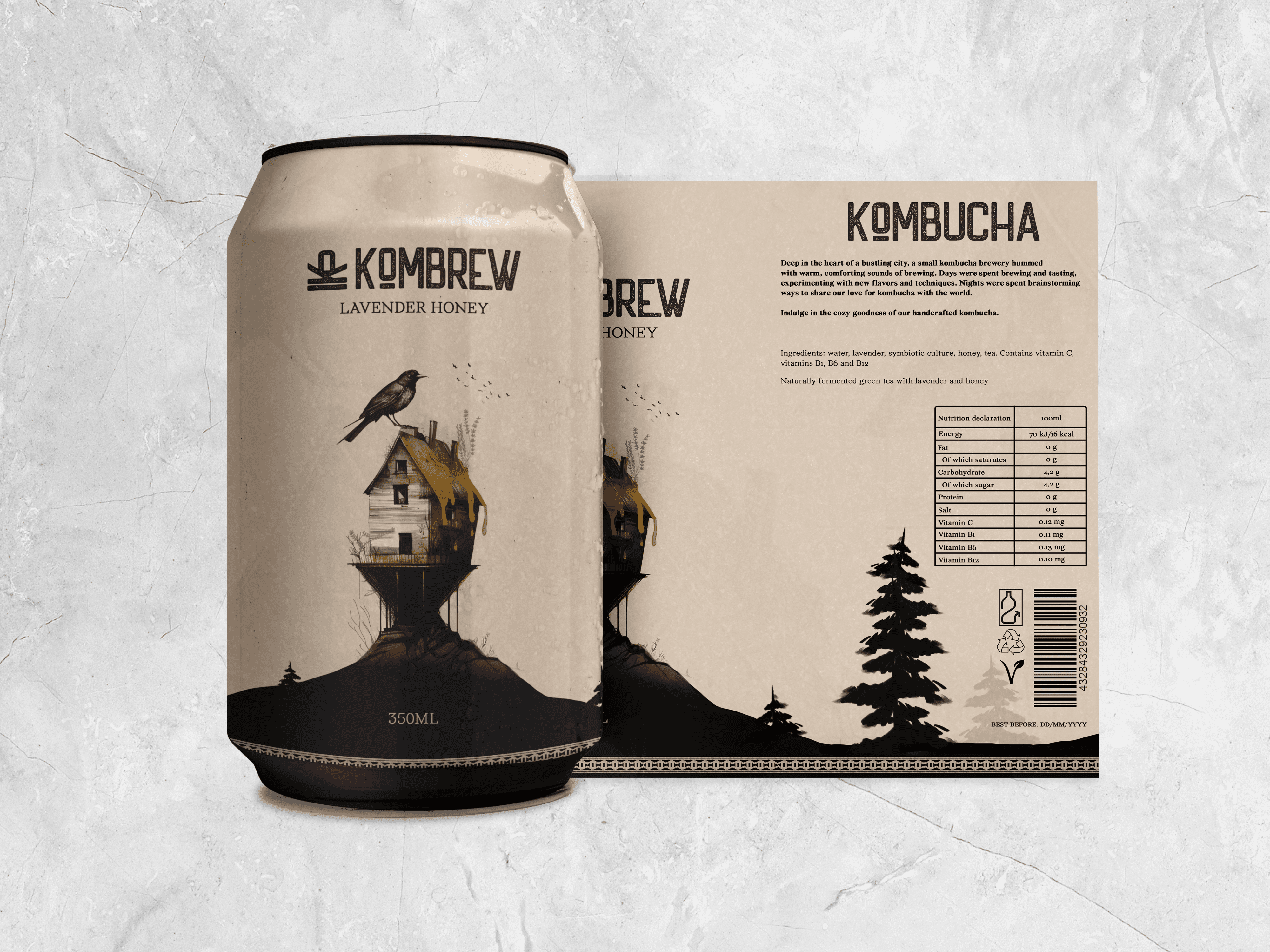 packaging design on a can 