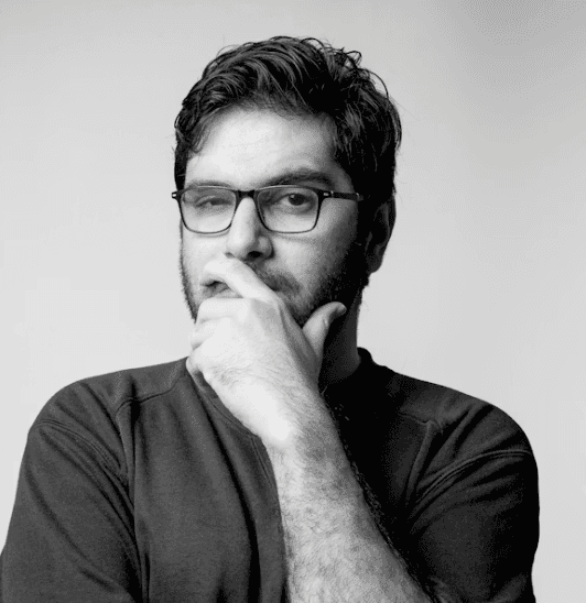 man smiling to the camera