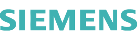 Siemens logo.