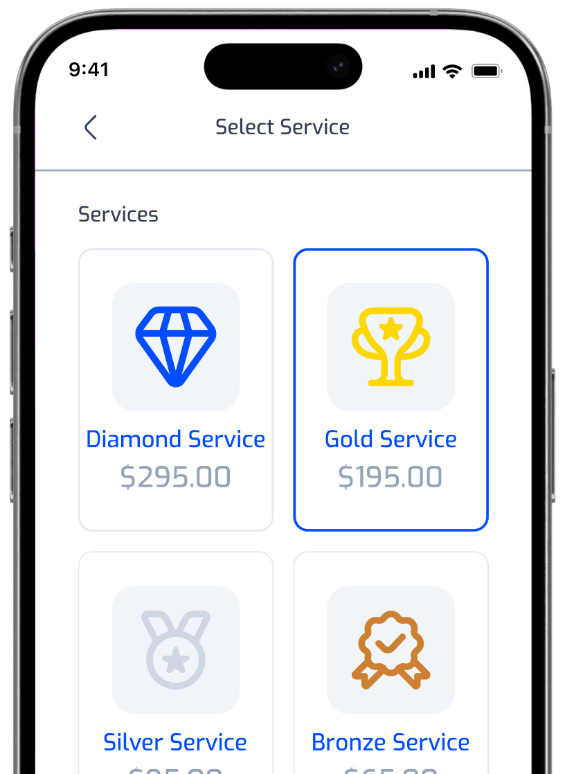 Customer booking experience