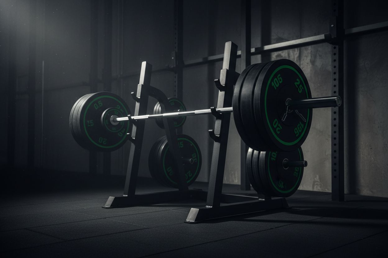 Barbell with plates
