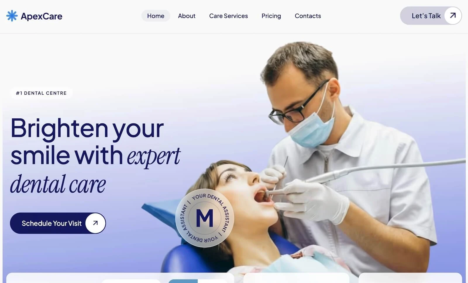 Apexcare - Dental Website Template