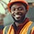 A man smiling wearing construction clothes