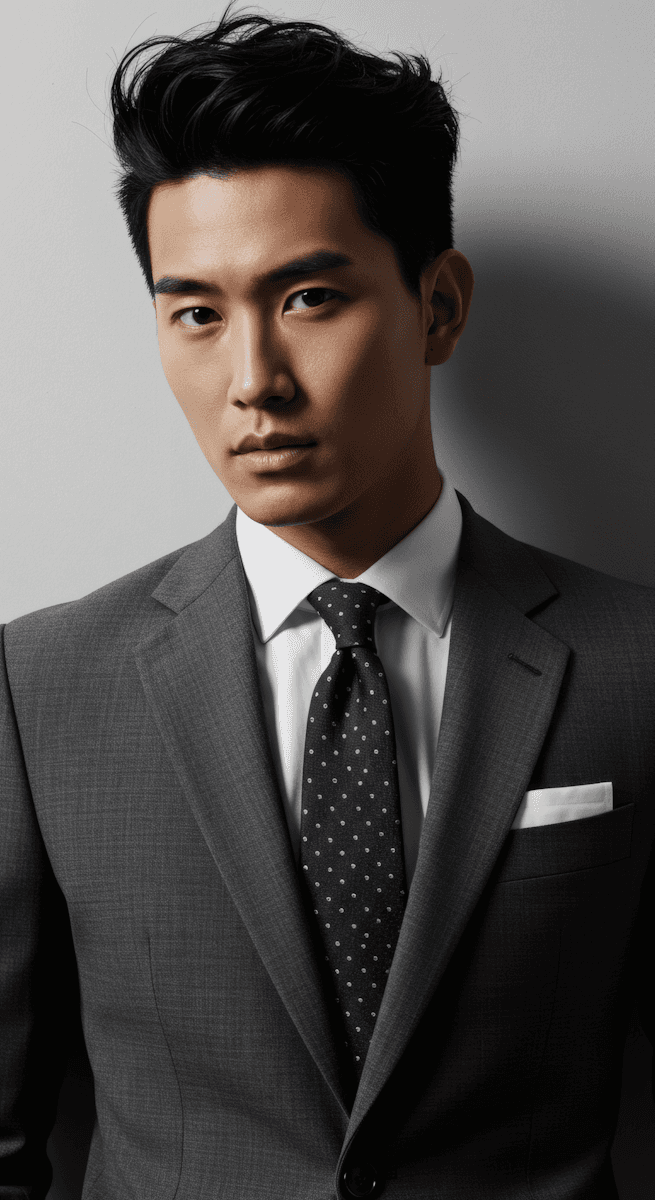 asian man in suit