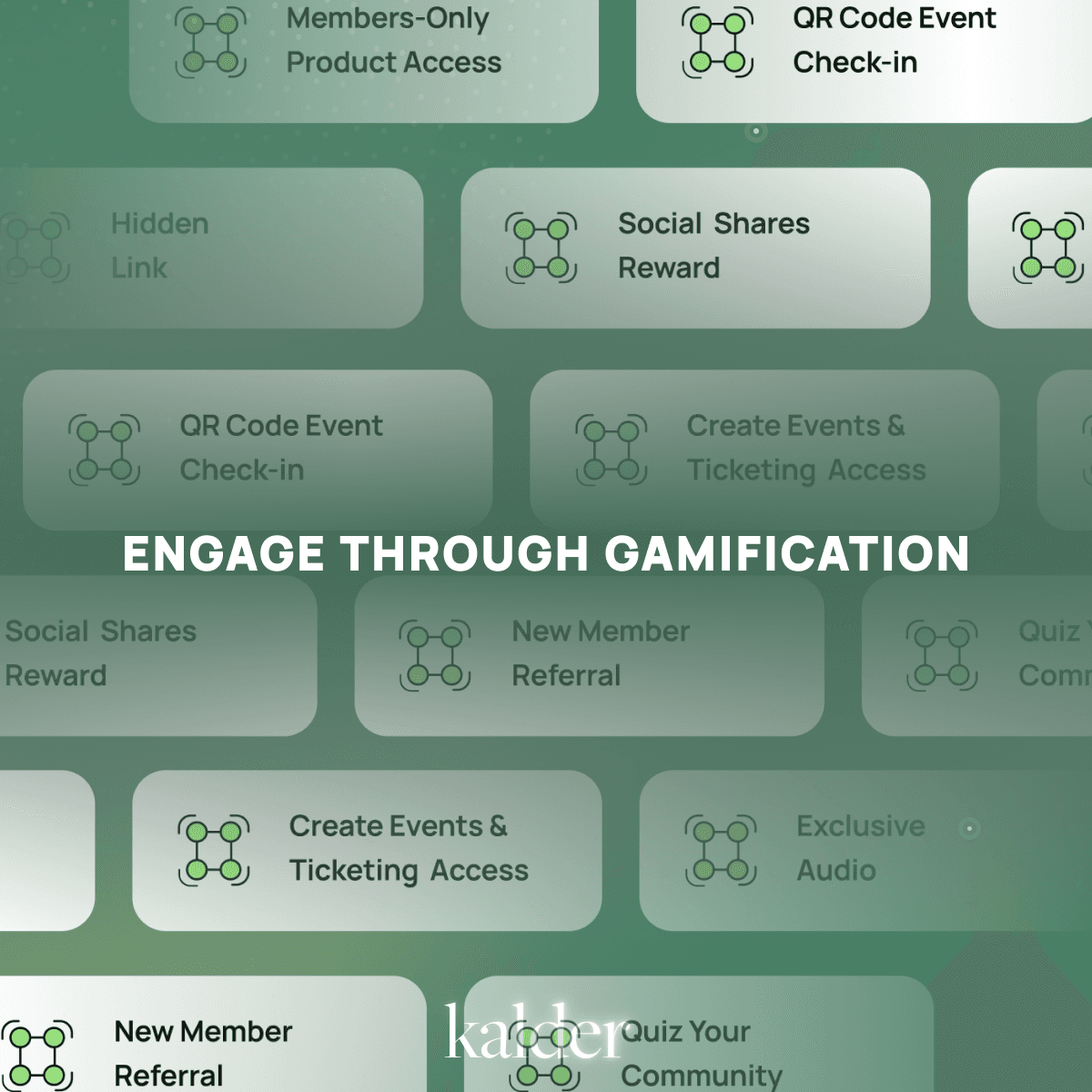 Kalder, engage through gamification