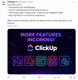 Marketing Spotlight: ClickUp Marketing Strategy Top-Performing Content