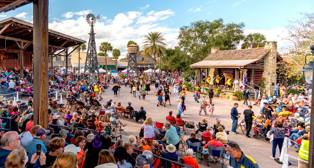 Scoop Busters Pet Waste Removal - The Villages Dancing at The Square