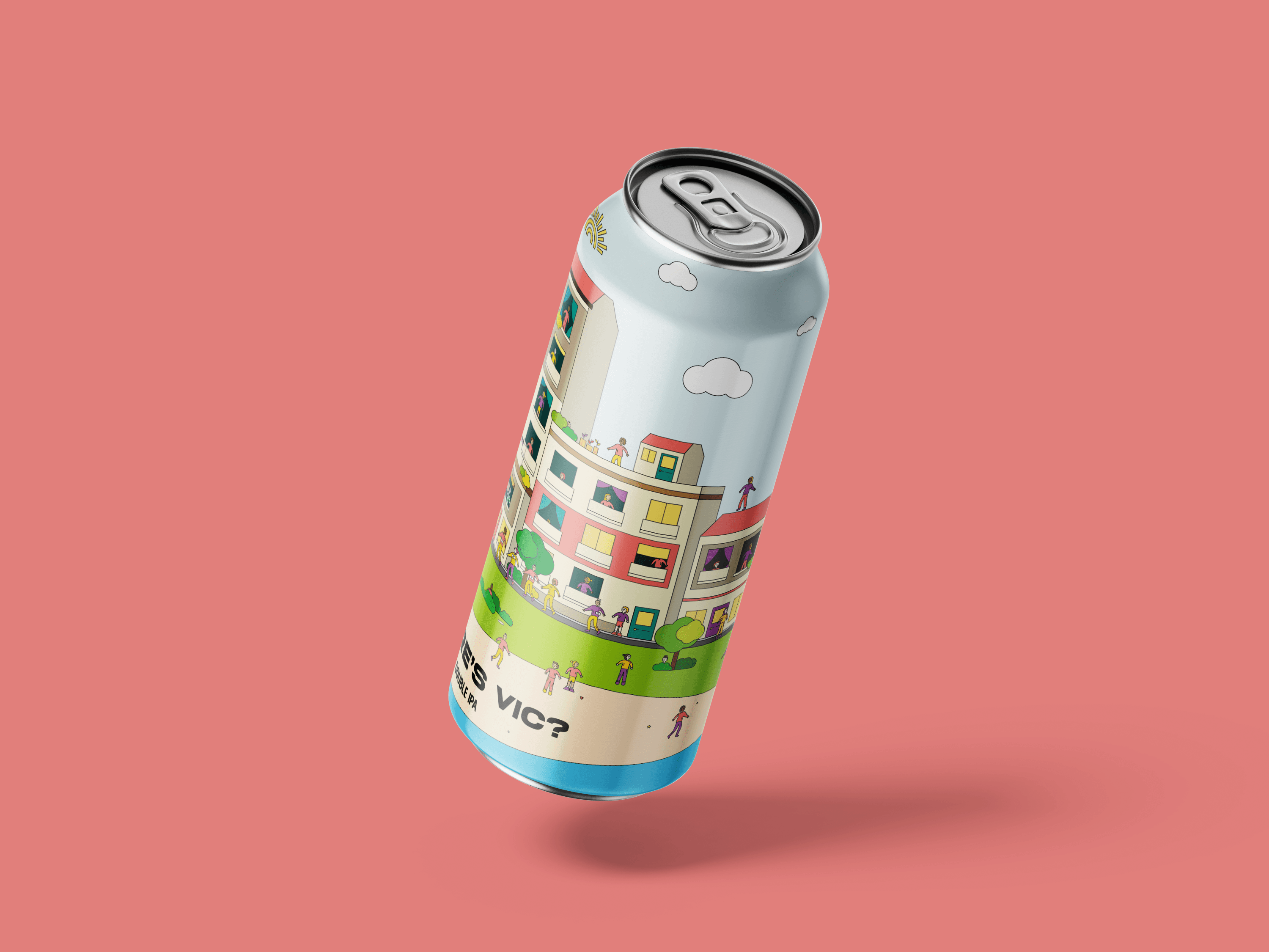 “Where’s Vic” played off the concept of “Where’s Waldo,” encouraging consumers to take their time enjoying the beer while searching for the small character on the can.