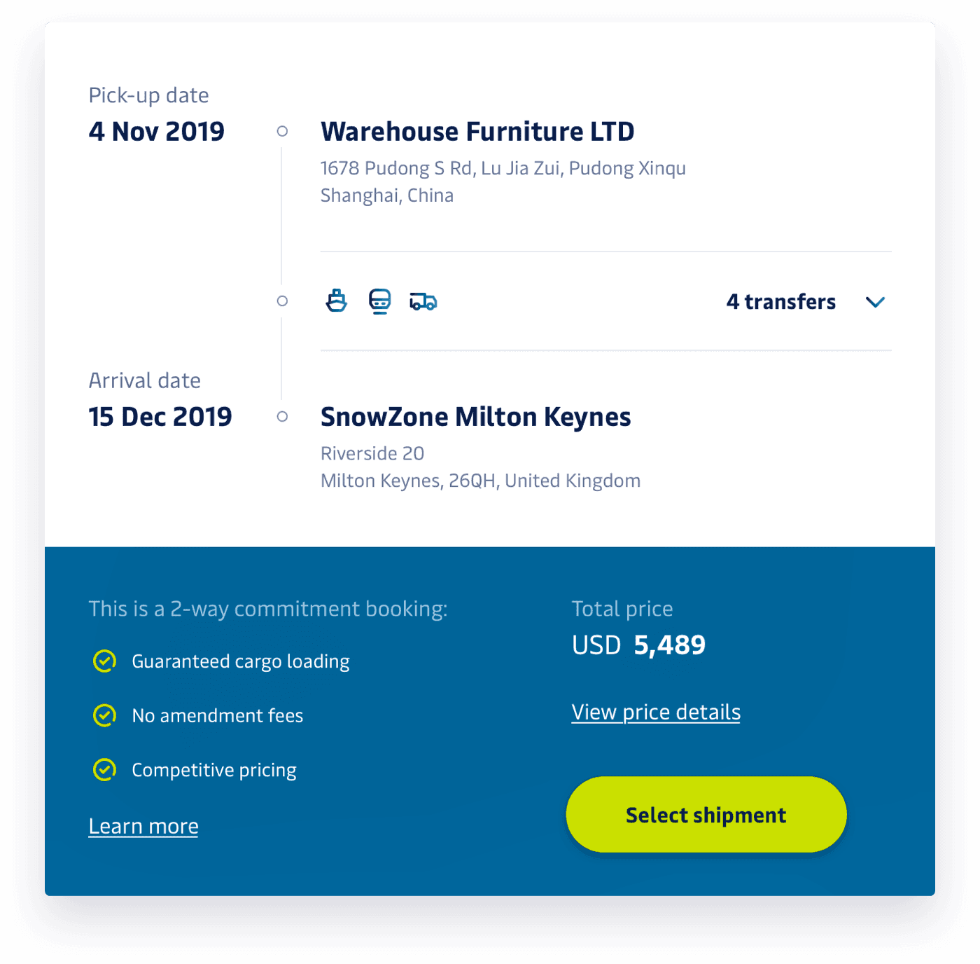 Maersk Go – Digital transformation of a logistics platform. Product design by Soda Studio (image 4 of 6)