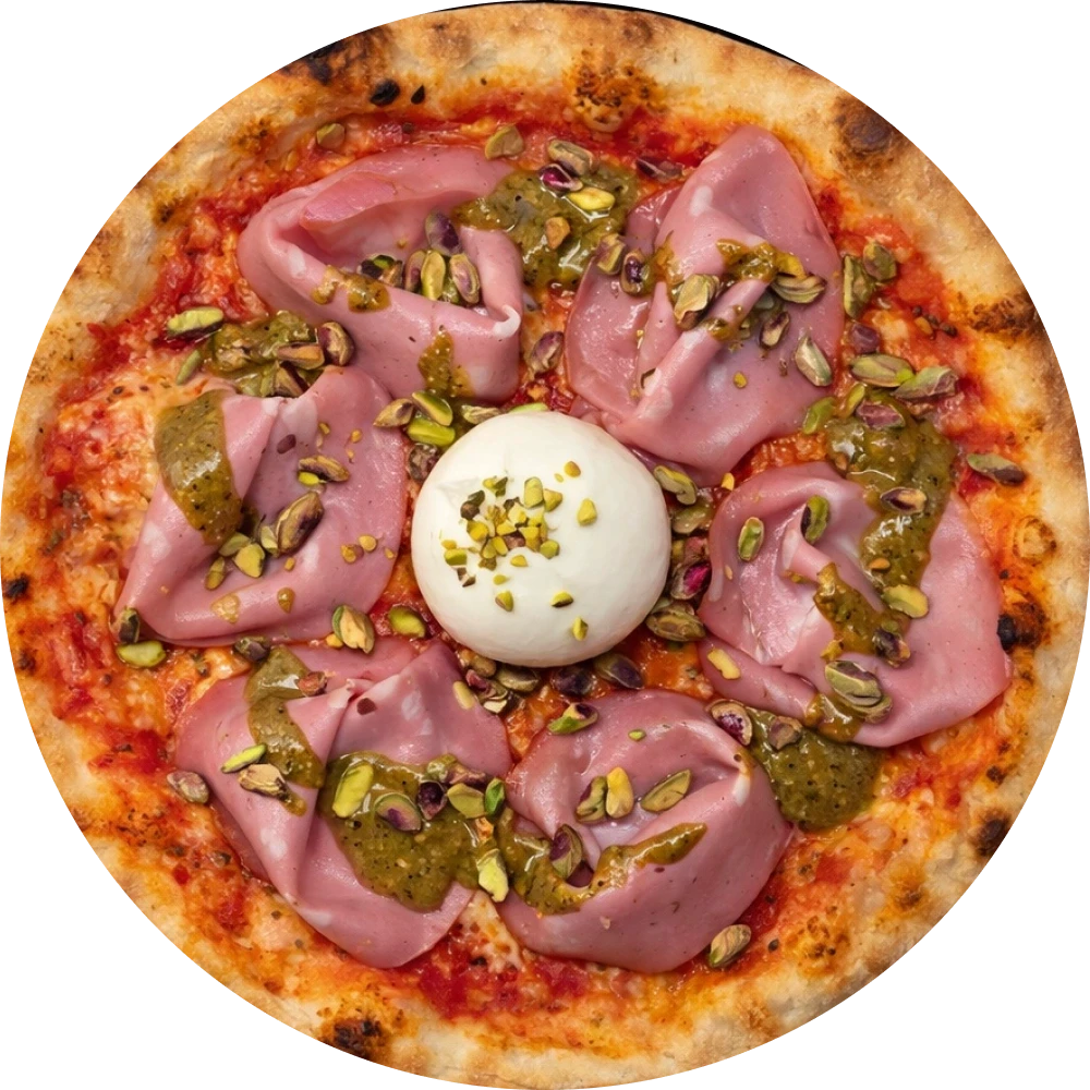Pizza pistacchio