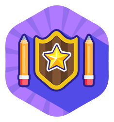 Virtual badge design based on student activities and learning objectives