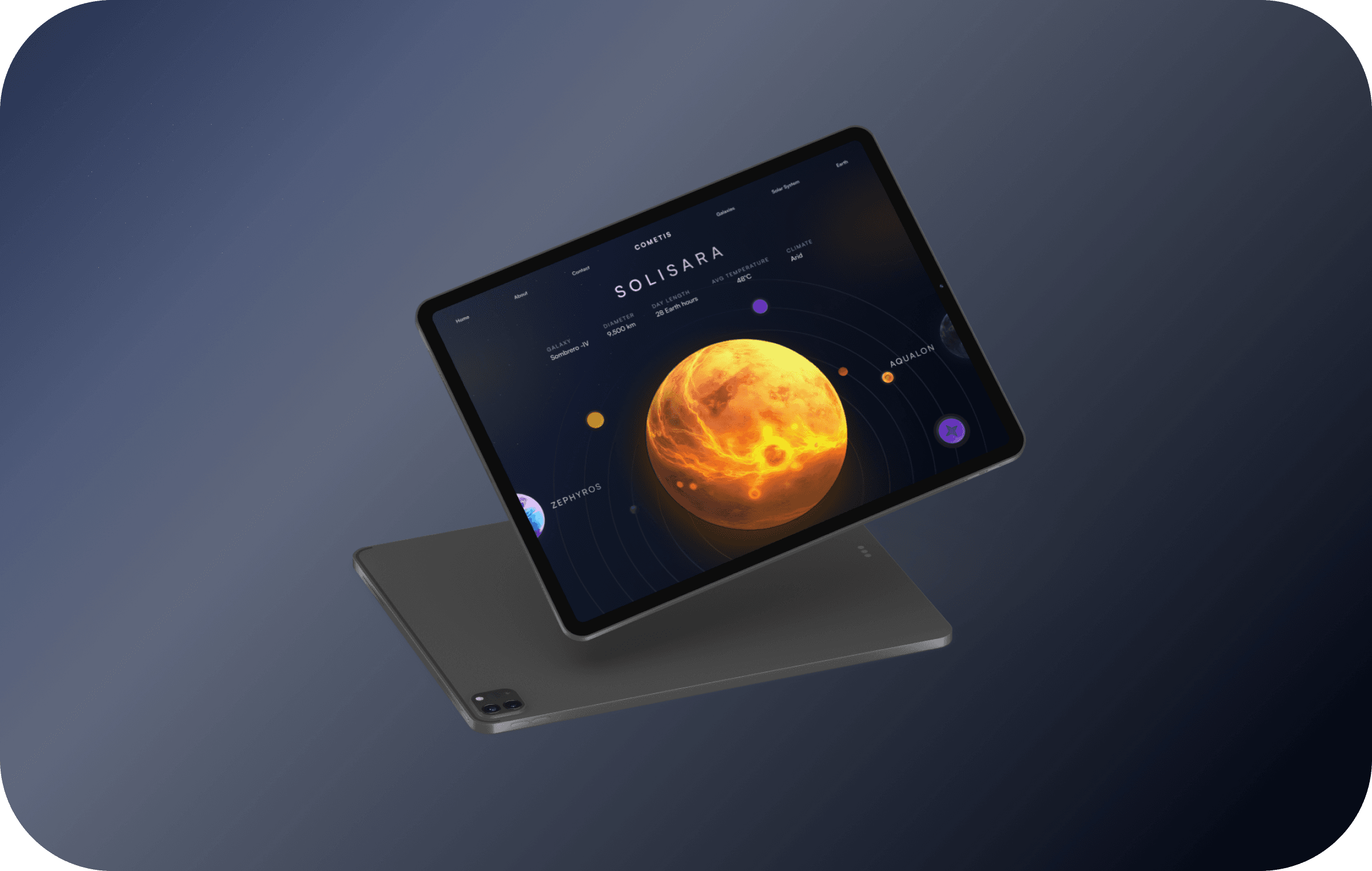 Cometis: 3D Planet Prototype Experience