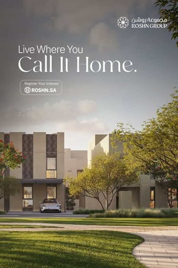 ROSHN Group ad: Live where you call it home
