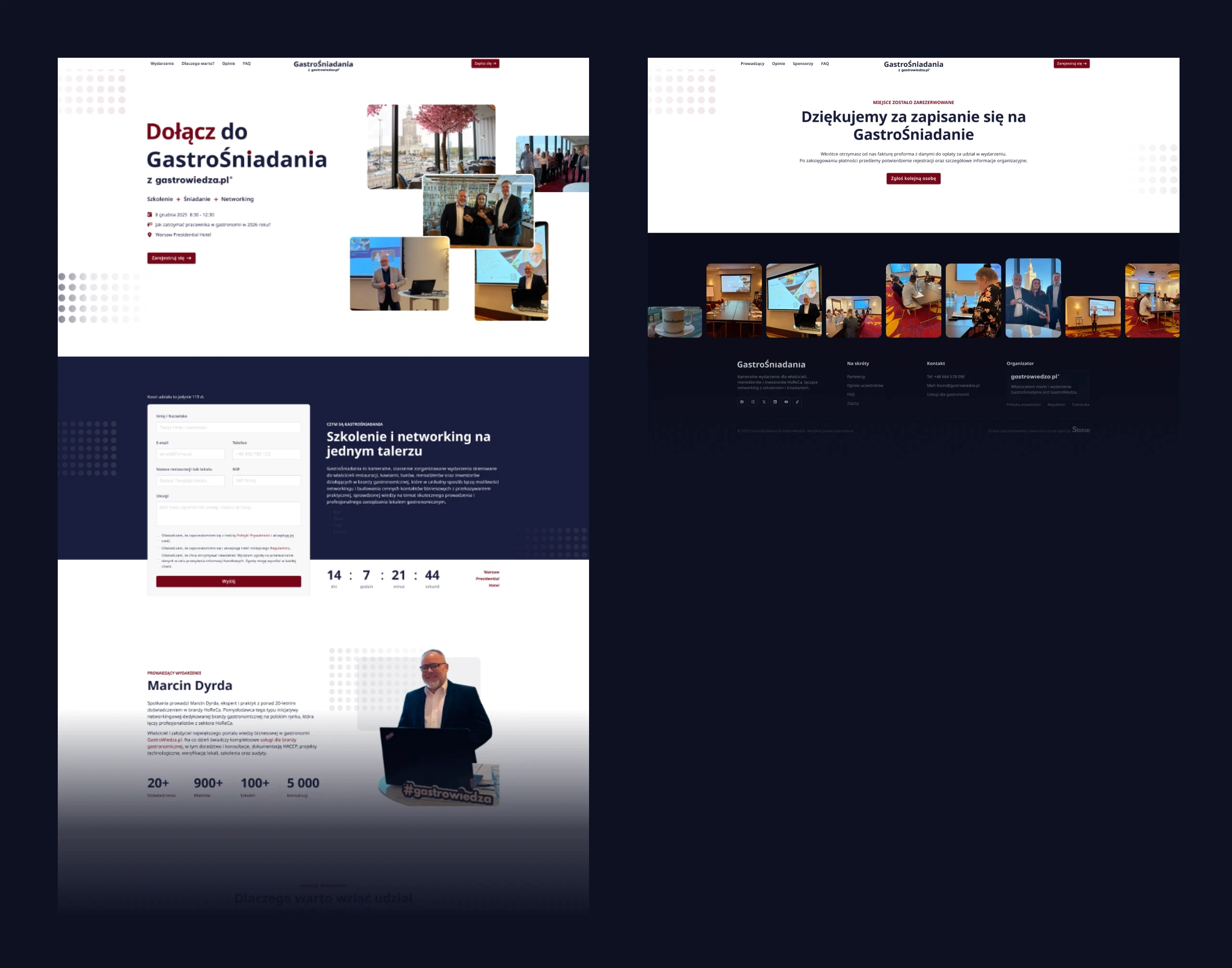 GastroŚniadania home page