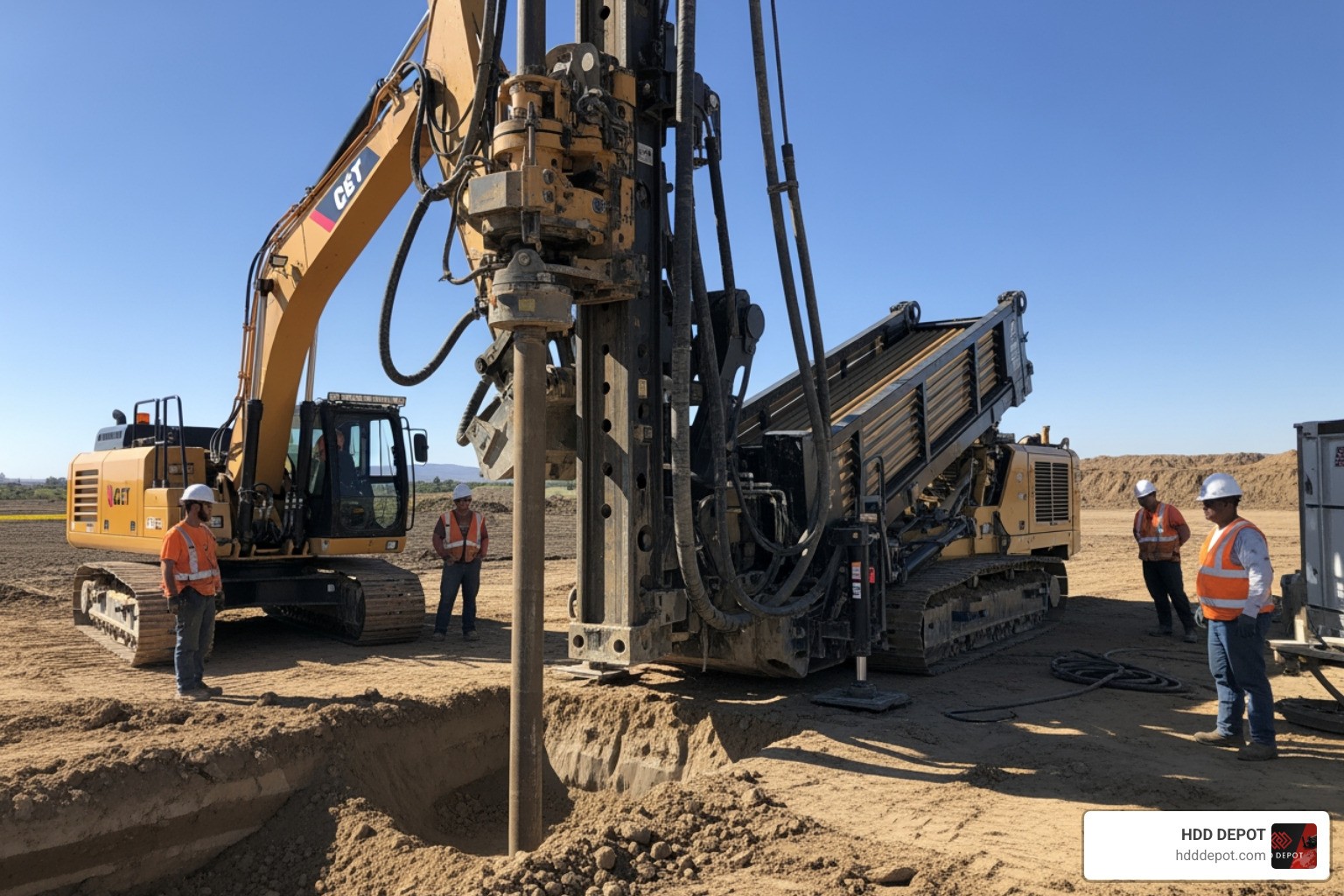 HDD rig manufacturers horizontal directional drilling in operation