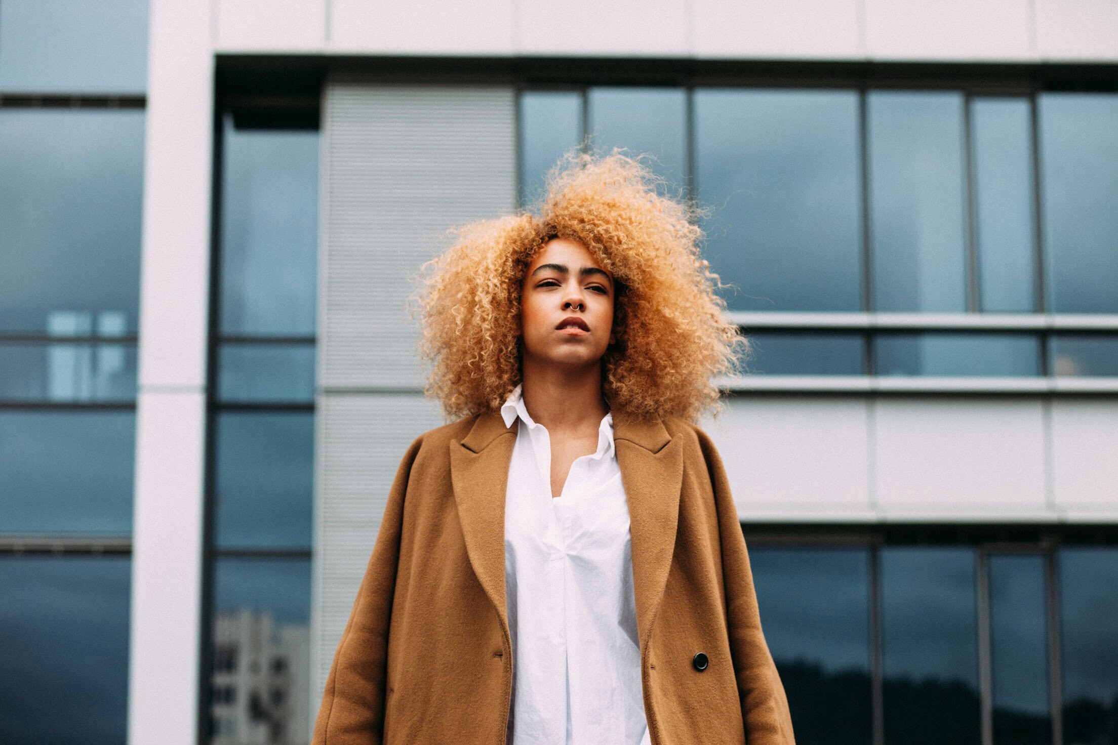 woman in jacket enjoying winter - Soft Winter Color Analysis