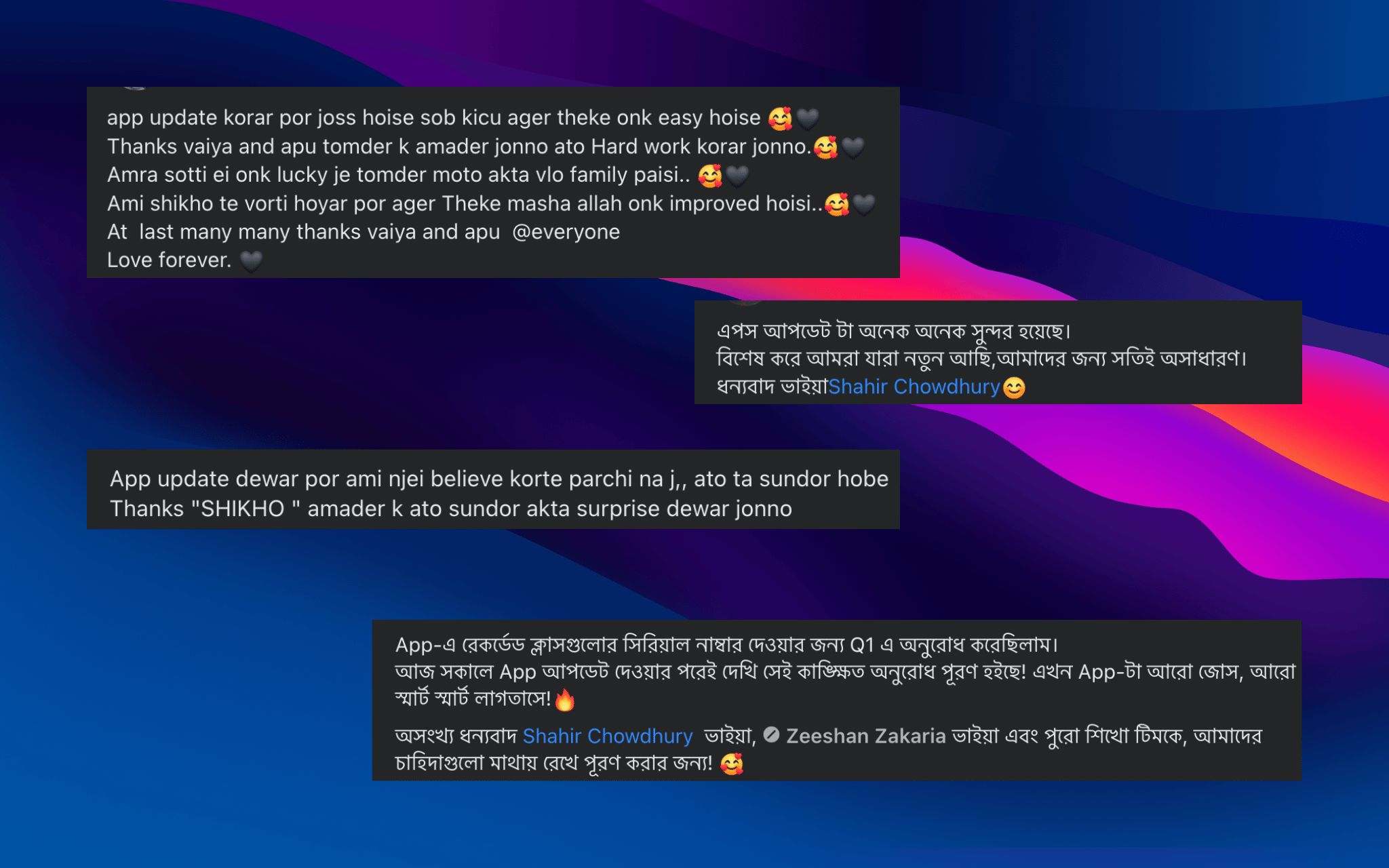 Graph showing the impact on user engagement and retention