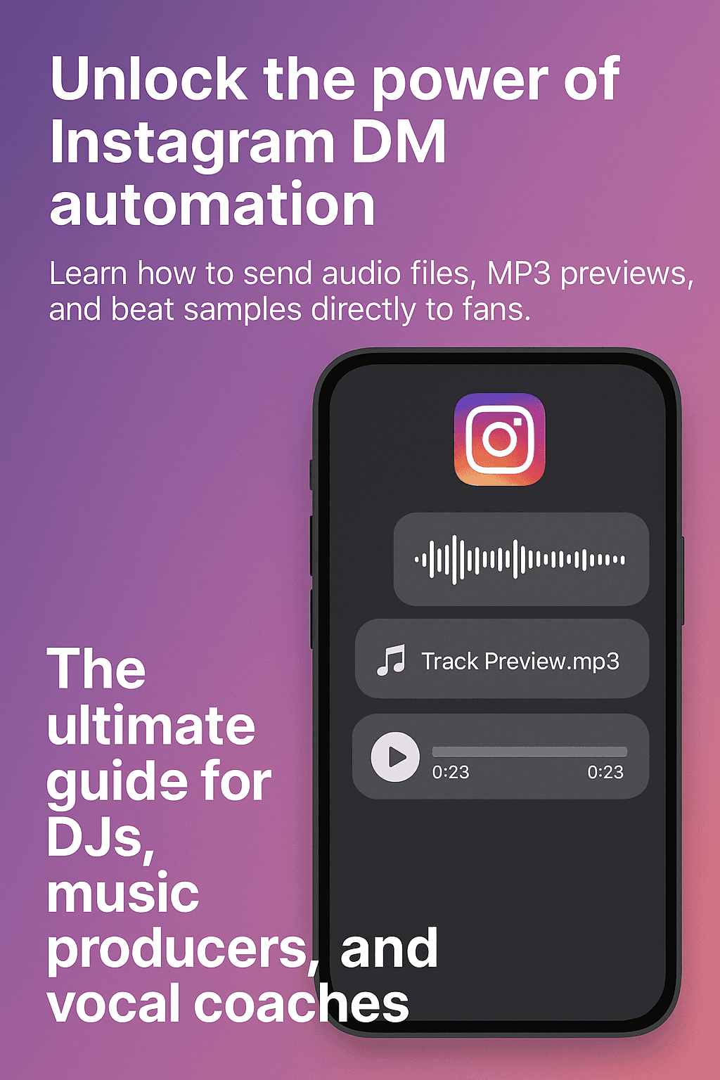Learn how to send audio files, and vocals, beat samples directly to fans. The ultimate guide for DJs, music producers, and vocal coaches.