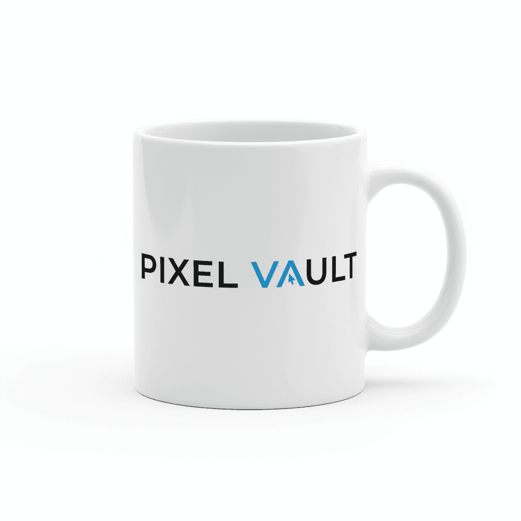 logo on a mug