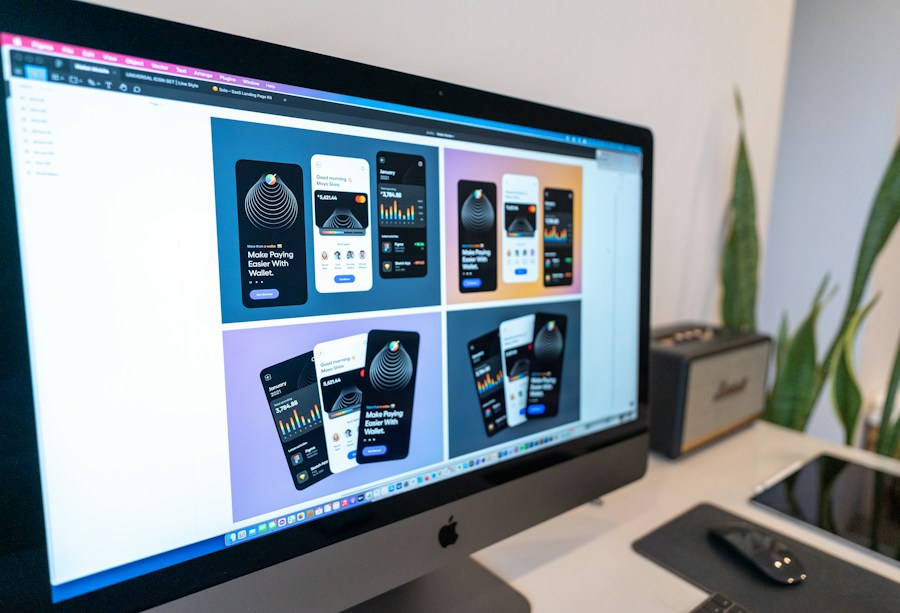 Responsive website shown on several devices