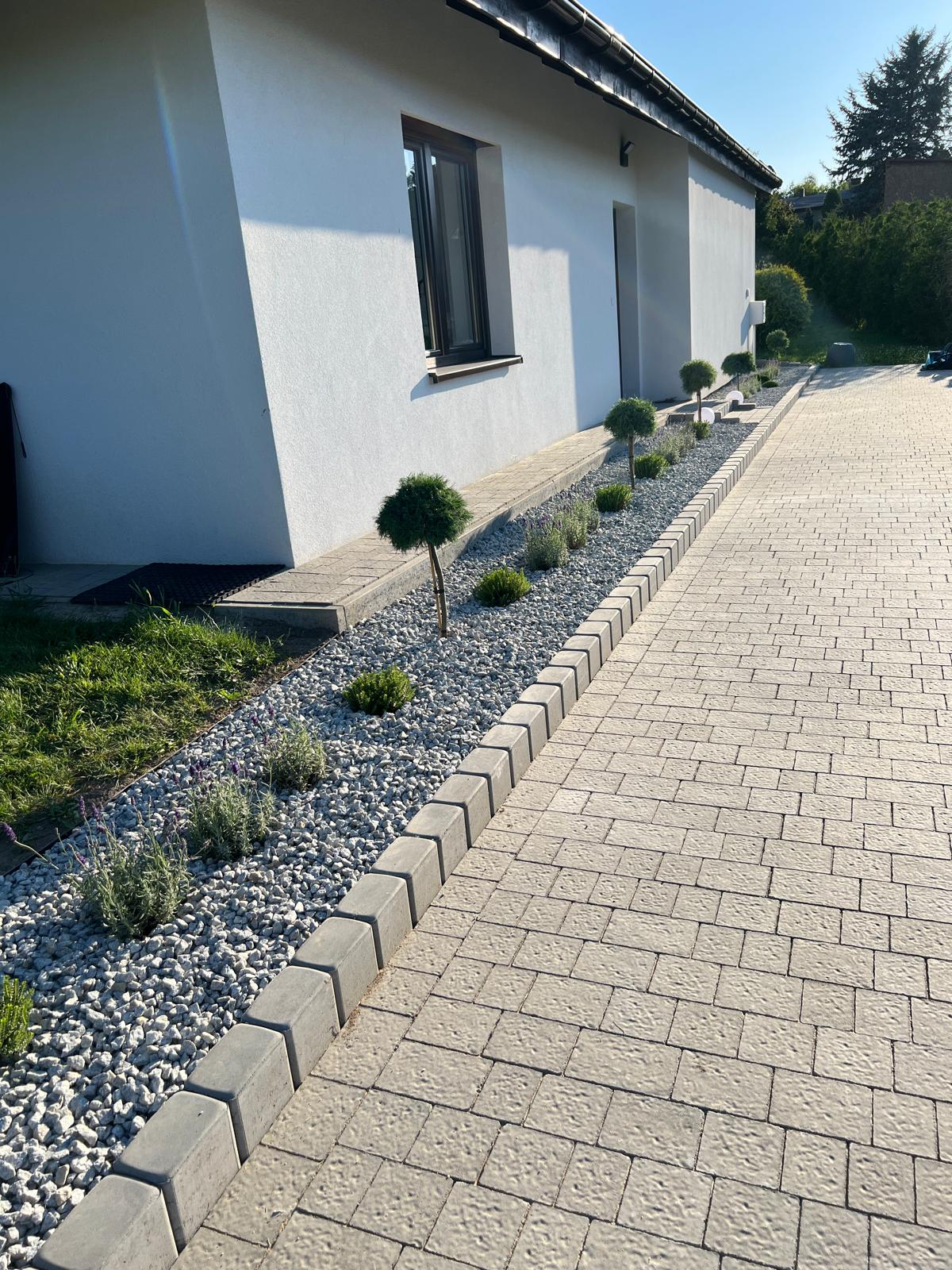 Beautiful landscaped garden with greenery and outdoor design elements.