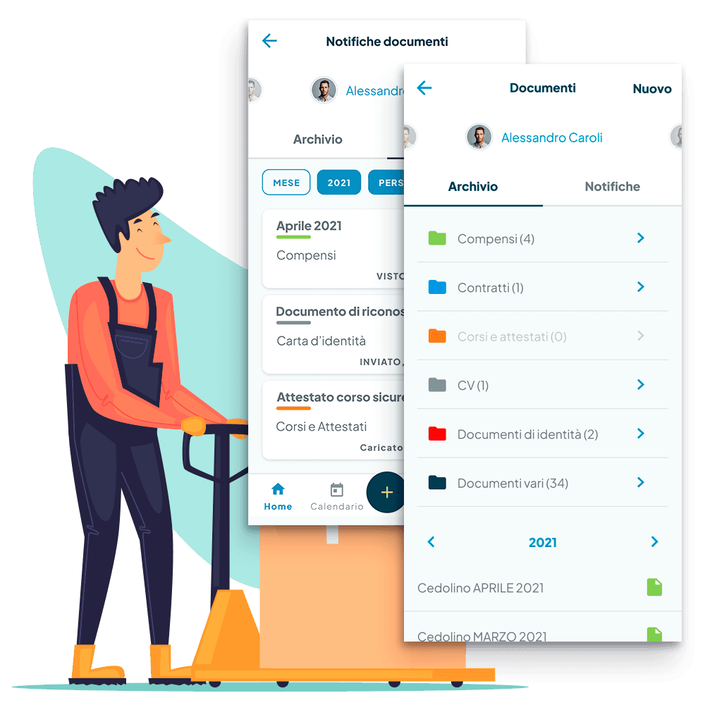 Consulta documenti aziendali ovunque e in qualsiasi momento con l'app Fluida per la logistica