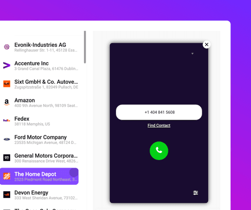 CRM System with Softphone