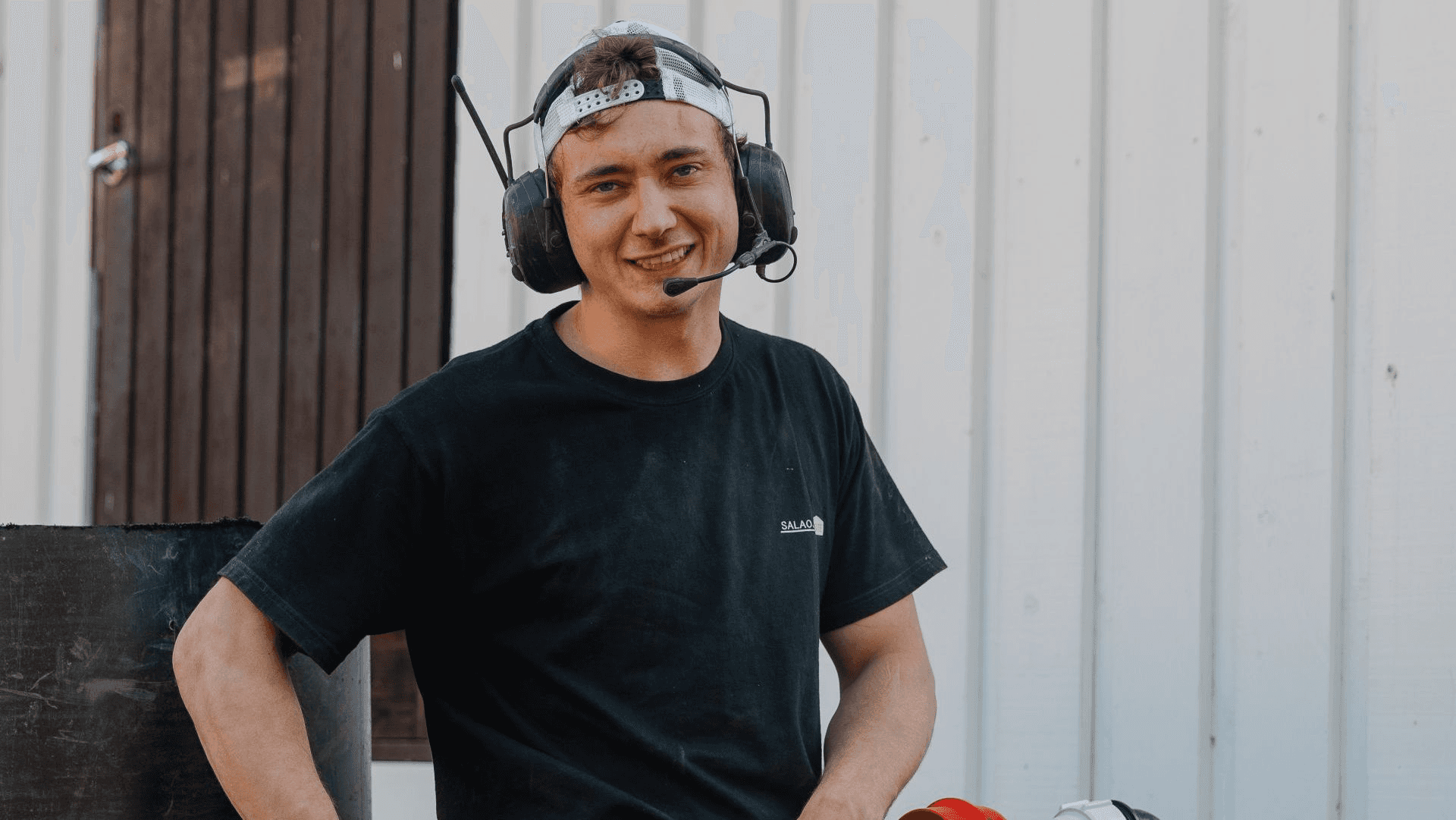 Salaojatyö työmaalla