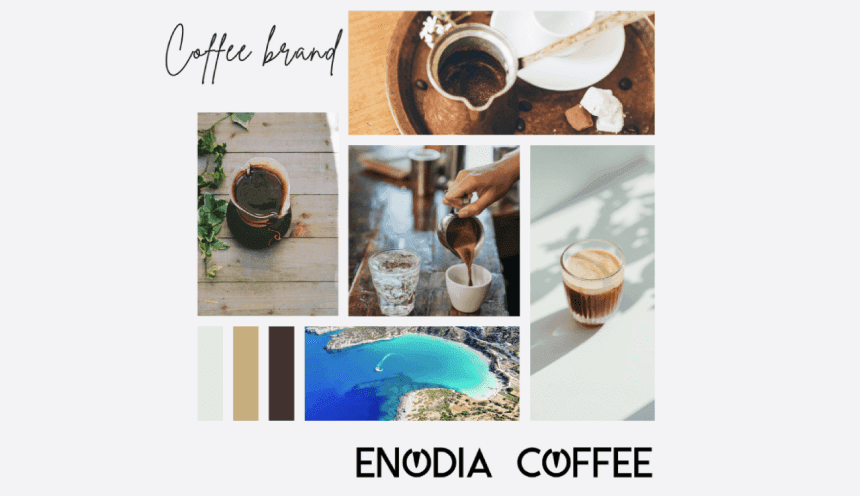 2. Coffee Brand Summer Vibe Moodboard
