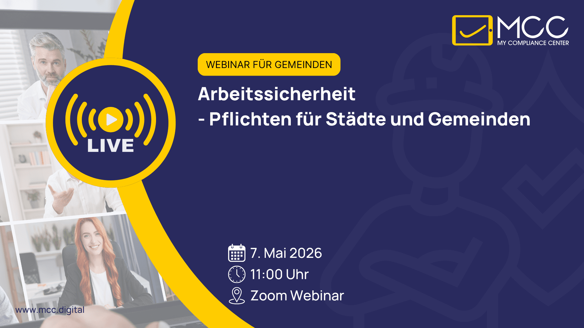 Arbeitssicherheit - Pflichten für Städte und Gemeinden