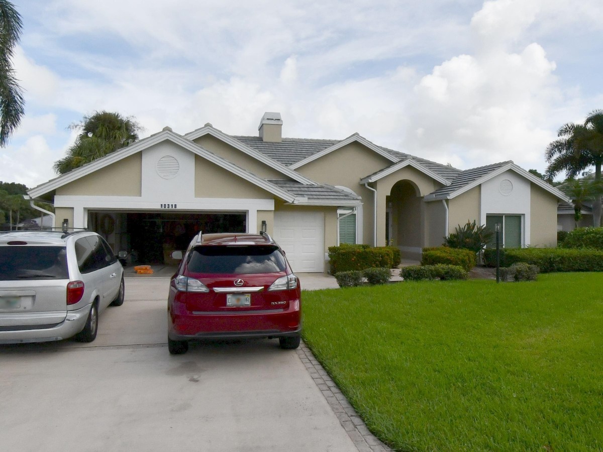 2005 Roof Replacement in Calloway Place, PGA Village, Port St Lucie with Entegra Flat Smooth Tile in Natural Gray