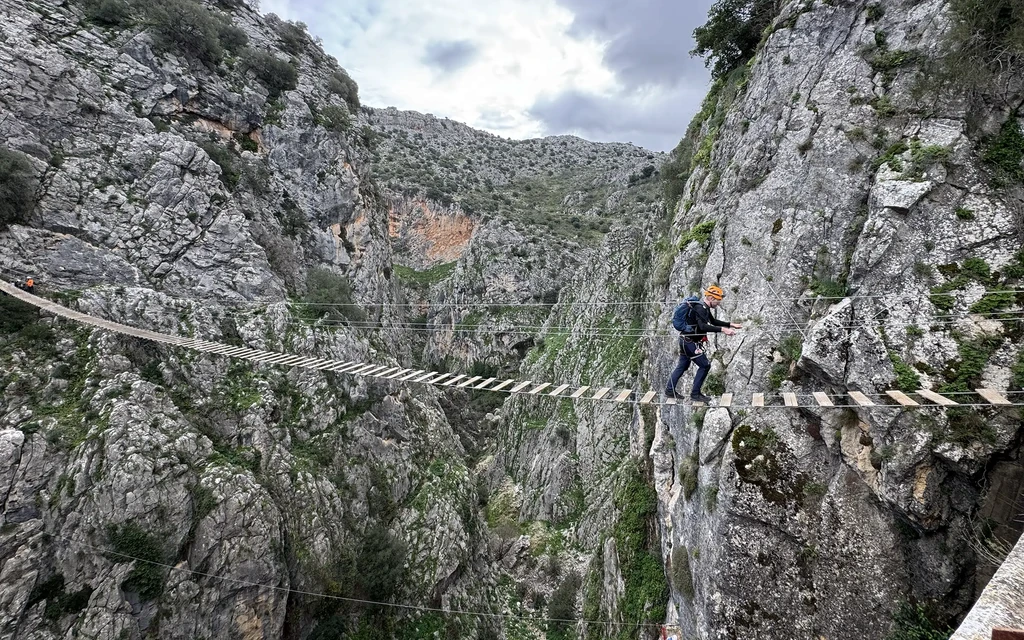 Heftig dag i Via Ferrata Dam of the Knights / Hundidero | Expa Travel