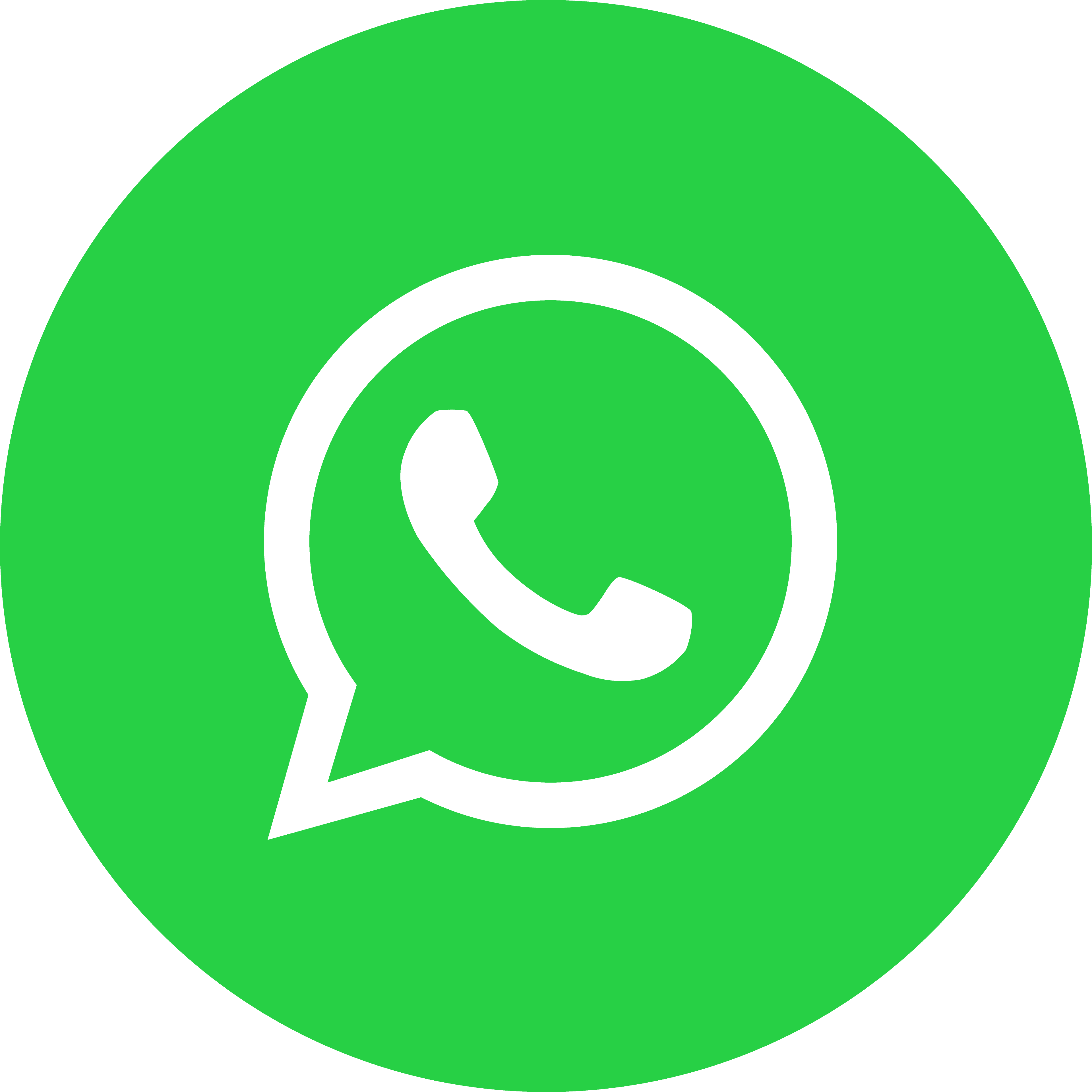 WhatsApp logo for CRM integration with IA technology.