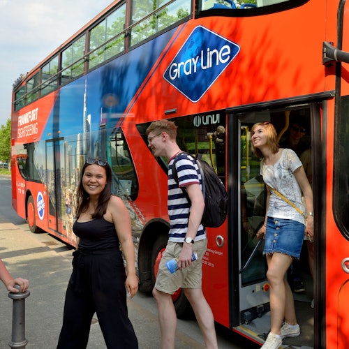 Hop-on Hop-off Bus Frankfurt: Skyline Special tickets in Frankfurt