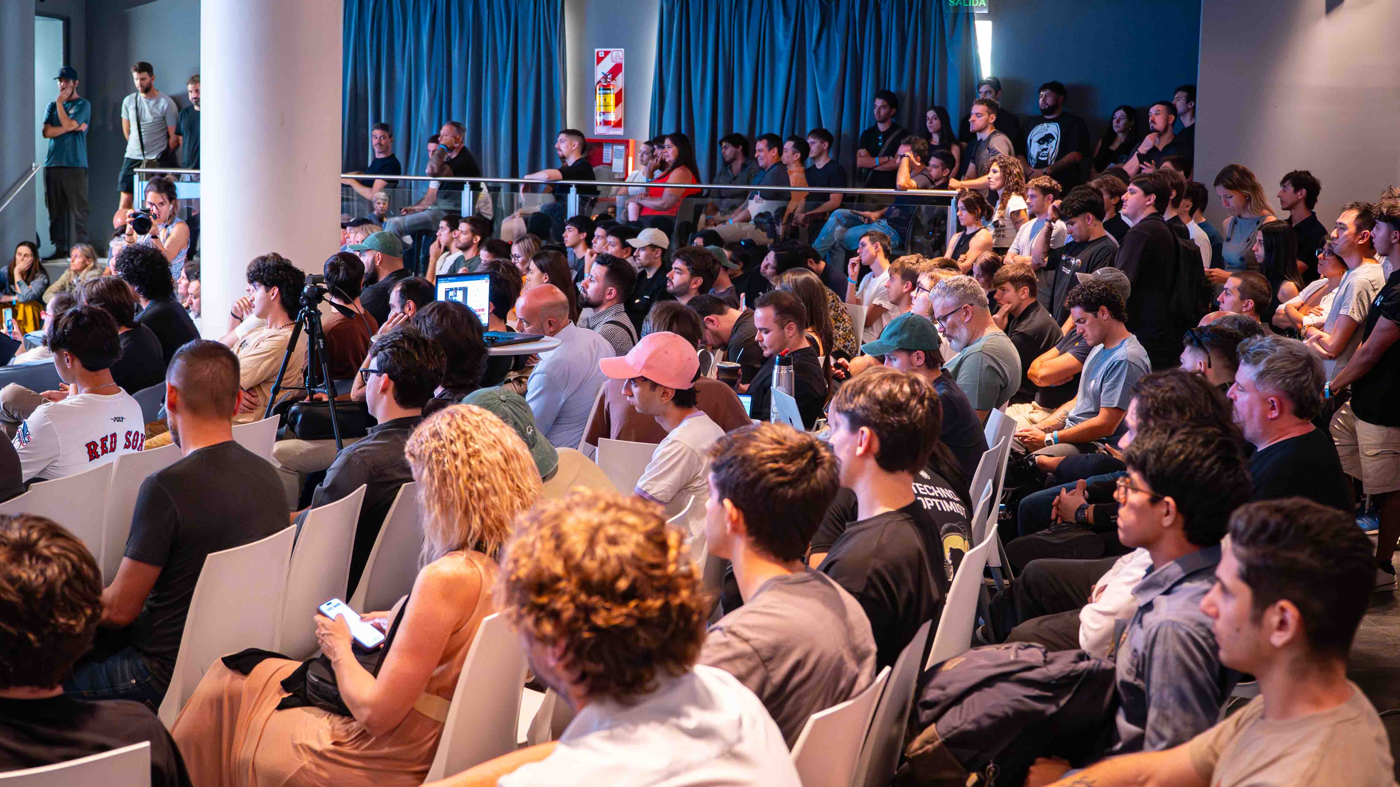man and woman sitting on table