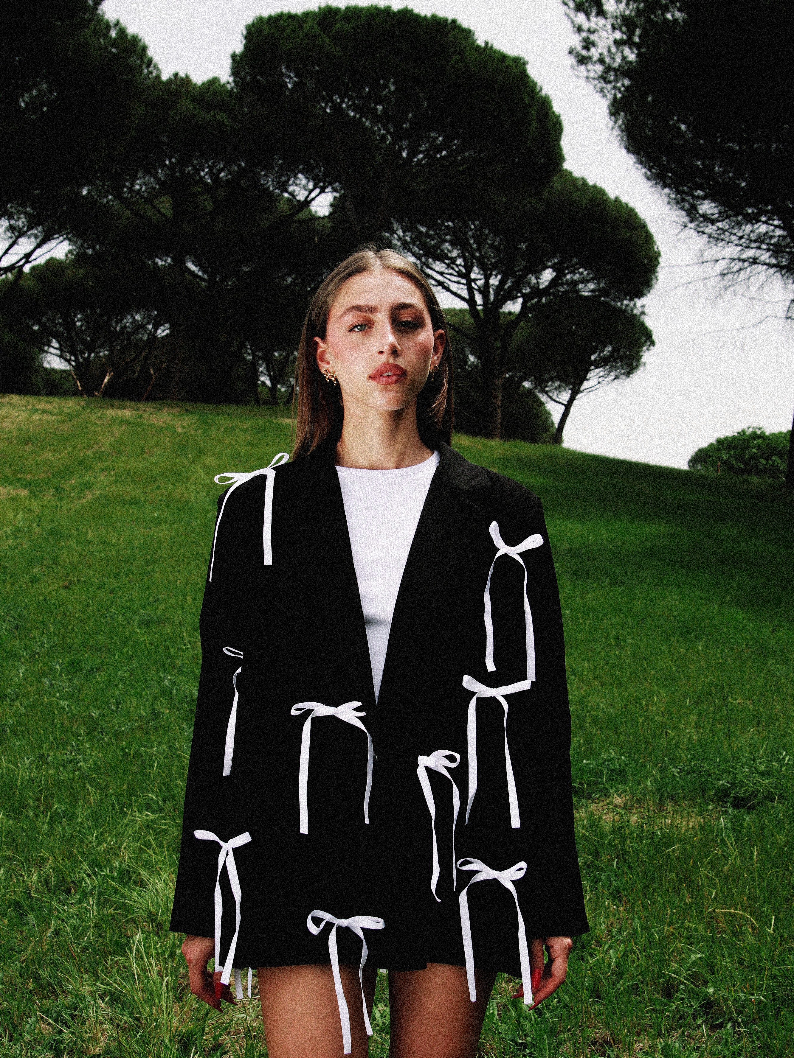 Two girls in tennis outfits