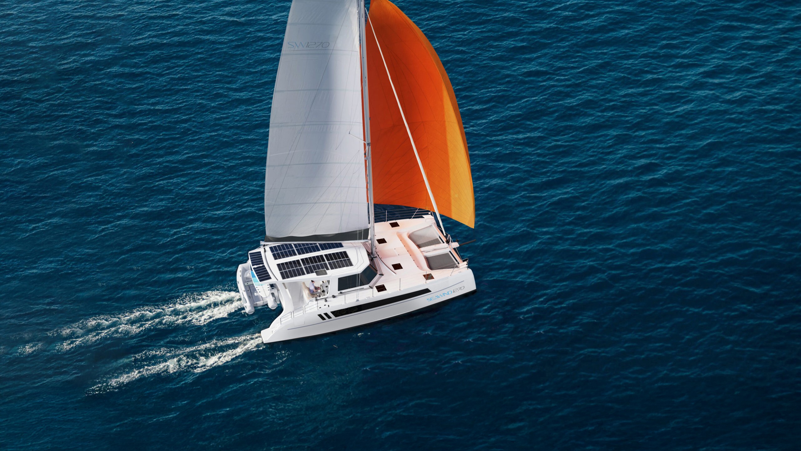 sailing on open water