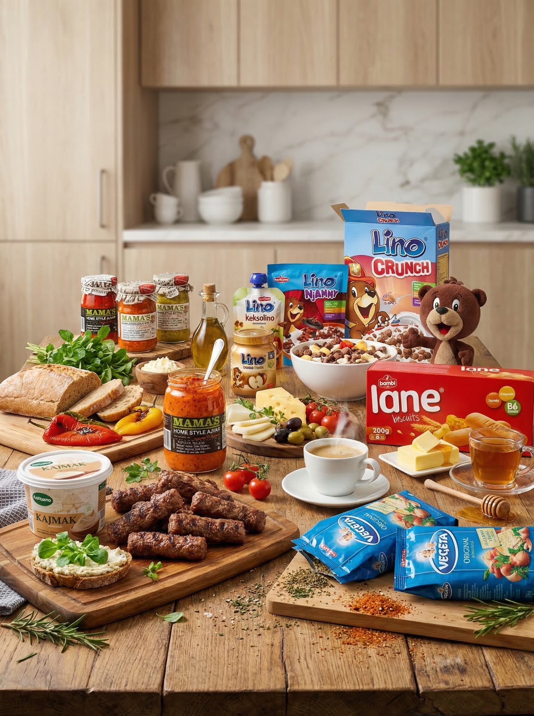 Assortiment van Adriafood met mediterrane producten voor horeca en retail