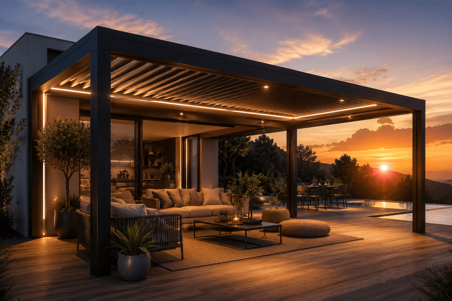 Structure Marque pergola