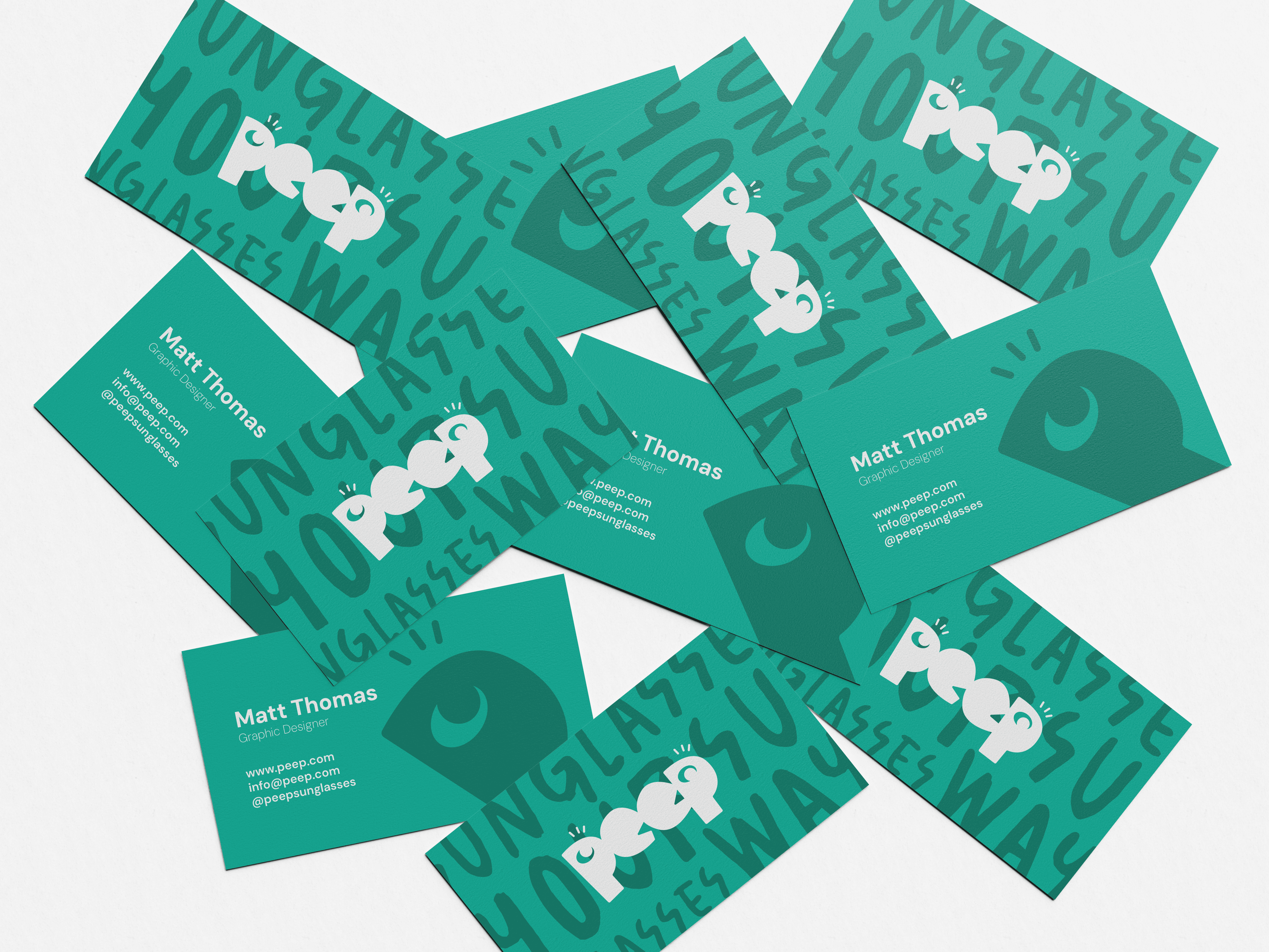 Large outdoor billboard amid trees, showing a purple-to-peach gradient background with the white text “Your mental health, simplified.” and a small purple gradient pill-shaped logo above the word “Circular.”