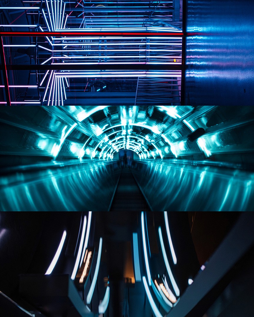 3 Photos of Neon lights in Brussels Photography