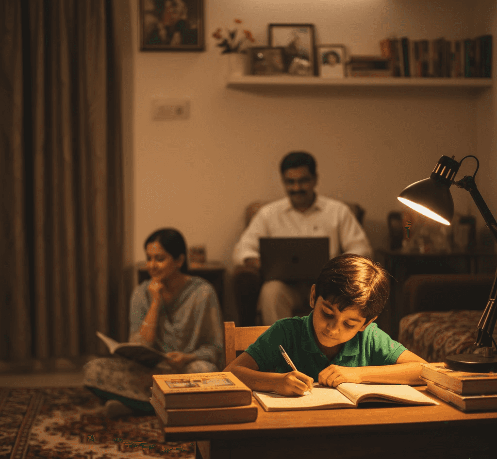 End with education success emotion.